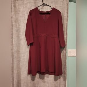 Banana Republic maroon size 8 dress